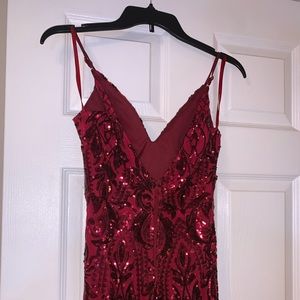 Marrón, prom dress.